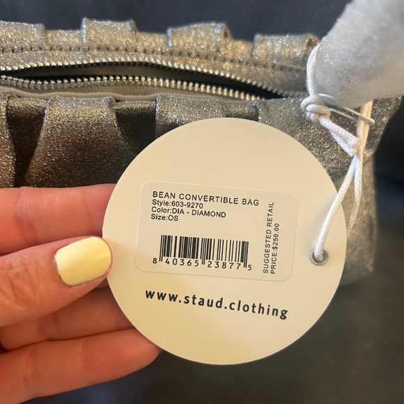 NWT Staud Bean Bag in Diamond - Picture 5 of 6